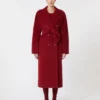 101801 Icon Coat, Dunkelrot
