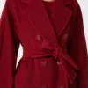 101801 Icon Coat, Dunkelrot