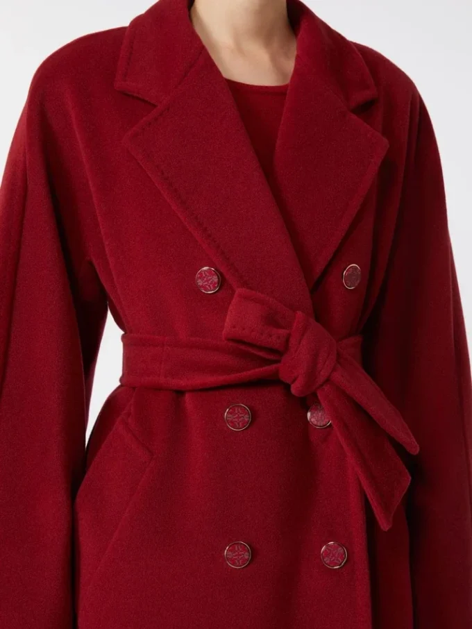 101801 Icon Coat, Dunkelrot