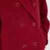 101801 Icon Coat, Dunkelrot