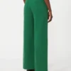 5-Pocket-Hose aus Baumwolle und Leinen, grün 5-Pocket-Hose aus Baumwolle und Leinen, grün
