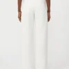 5-Pocket-Hose aus Baumwolle und Leinen, weiß 5-Pocket-Hose aus Baumwolle und Leinen, weiß