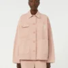 Arbeitsjacke aus Baumwoll-Canvas, rosa Arbeitsjacke aus Baumwoll-Canvas, rosa