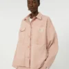 Arbeitsjacke aus Baumwoll-Canvas, rosa Arbeitsjacke aus Baumwoll-Canvas, rosa