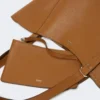 Archetipo-Handtasche aus Leder, bernsteinfarben Archetipo-Handtasche aus Leder, bernsteinfarben