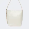 Archetipo kleine Ledertasche, weiß