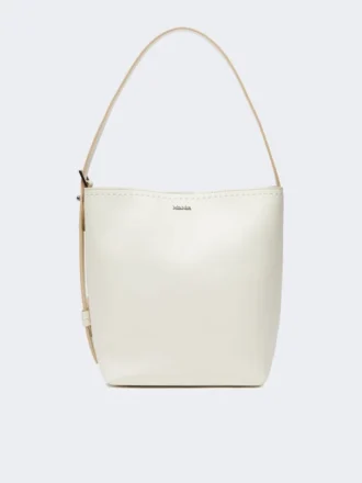 Archetipo kleine Ledertasche, weiß
