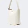 Archetipo kleine Ledertasche, weiß