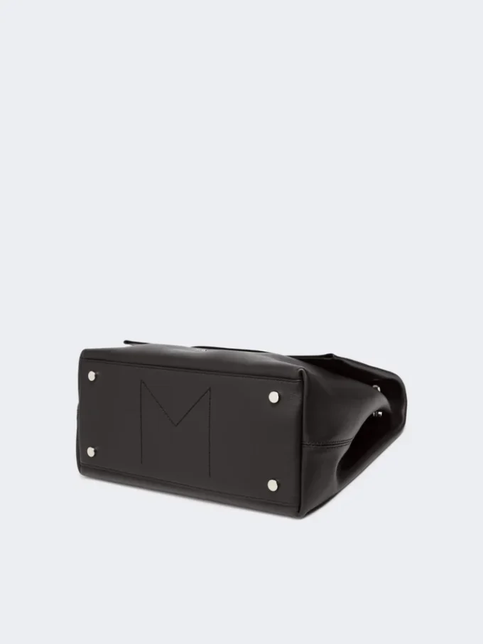 Archetipo-Lederhandtasche, schwarz Archetipo-Lederhandtasche, schwarz