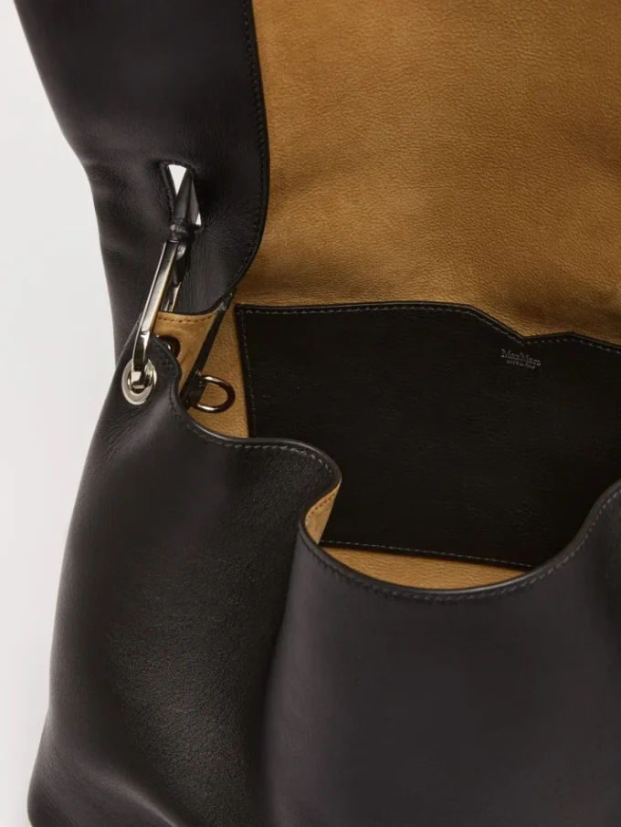 Archetipo-Lederhandtasche, schwarz Archetipo-Lederhandtasche, schwarz