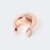 Asymmetrischer Metallring, bronzefarben Asymmetrischer Metallring, bronzefarben