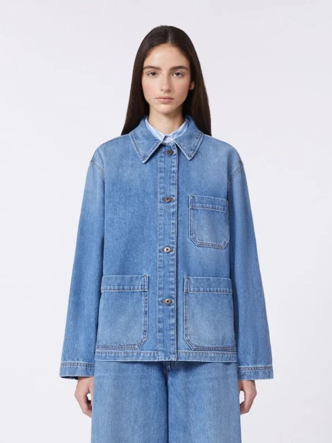 Authentische Denim-Shacket, marineblau Authentische Denim-Shacket, marineblau