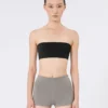 Bandeau-BH aus Stretch-Viskose, schwarz Bandeau-BH aus Stretch-Viskose, schwarz
