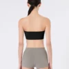Bandeau-BH aus Stretch-Viskose, schwarz Bandeau-BH aus Stretch-Viskose, schwarz