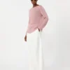 Basic-Pullover aus Leinen, Antikrosa Basic-Pullover aus Leinen, Antikrosa