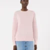 Basic-Pullover aus Wolle und Kaschmir, rosa