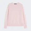 Basic-Pullover aus Wolle und Kaschmir, rosa
