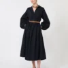 Baumwoll-Hemdkleid, marineblau Baumwoll-Hemdkleid, marineblau