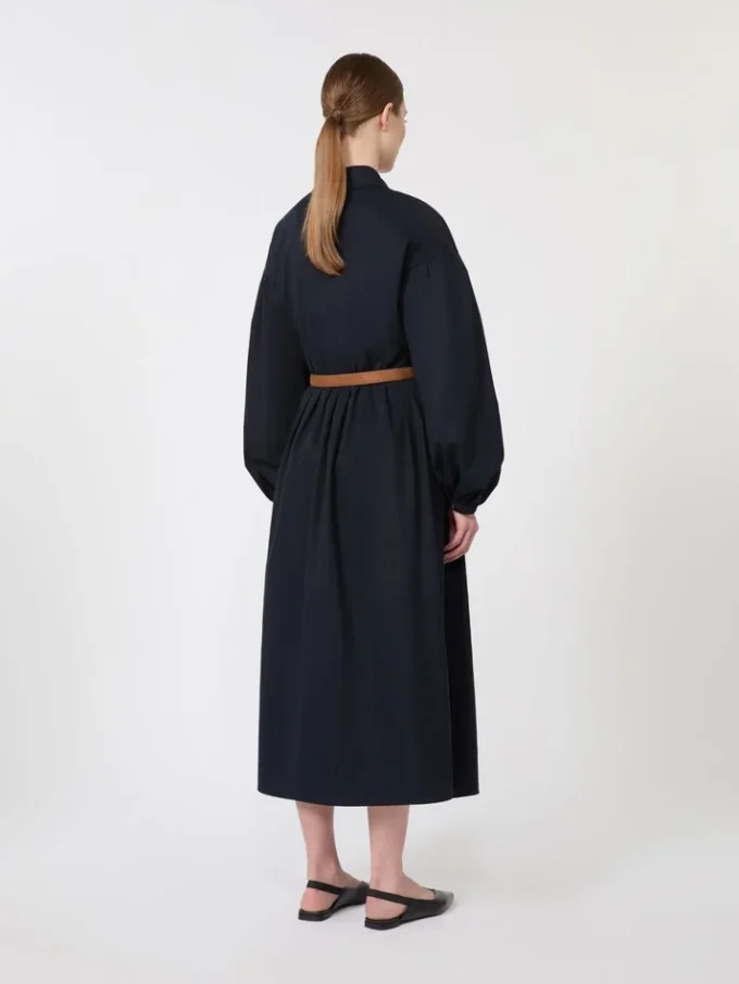 Baumwoll-Hemdkleid, marineblau Baumwoll-Hemdkleid, marineblau