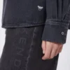 Baumwoll-Jeanshemd, schwarz Baumwoll-Jeanshemd, schwarz