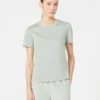 Baumwoll-T-Shirt, pastellgrün