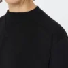 Baumwoll-T-Shirt, schwarz Baumwoll-T-Shirt, schwarz