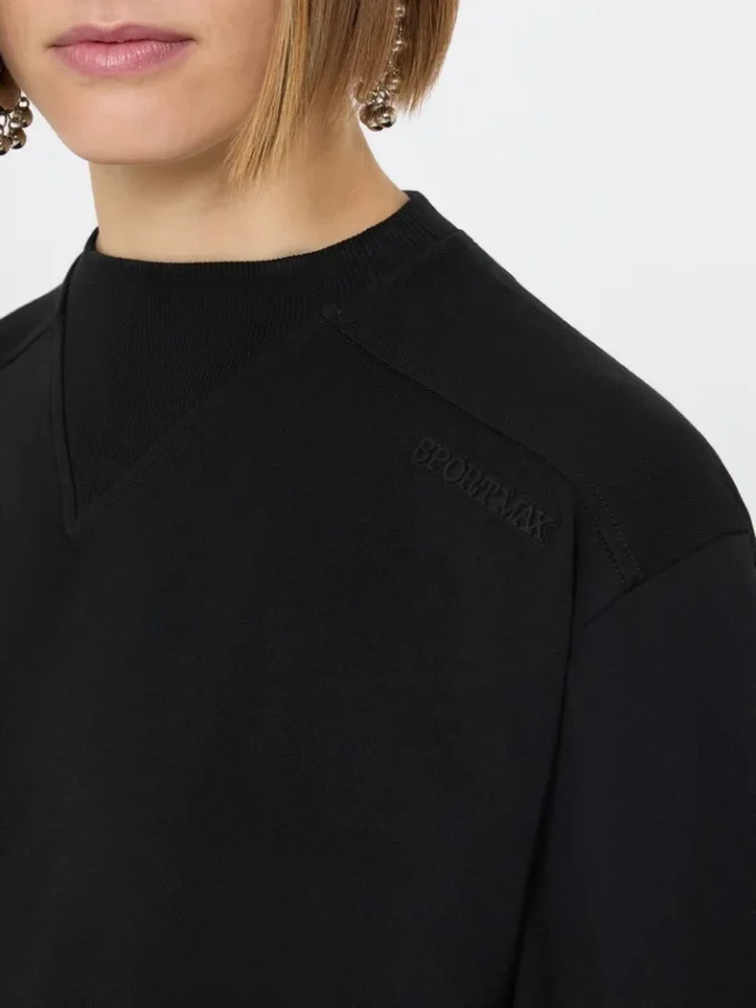 Baumwoll-T-Shirt, schwarz Baumwoll-T-Shirt, schwarz