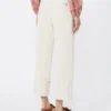 Baumwollhose im Bull-Stil mit Umschlag, ecru Baumwollhose im Bull-Stil mit Umschlag, ecru