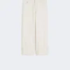 Baumwollhose im Bull-Stil mit Umschlag, ecru Baumwollhose im Bull-Stil mit Umschlag, ecru