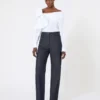 Baumwollhose im Denim-Look, mitternachtsblau