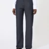 Baumwollhose im Denim-Look, mitternachtsblau