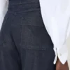Baumwollhose im Denim-Look, mitternachtsblau