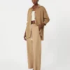 Baumwollhose mit Kordelzug, desert