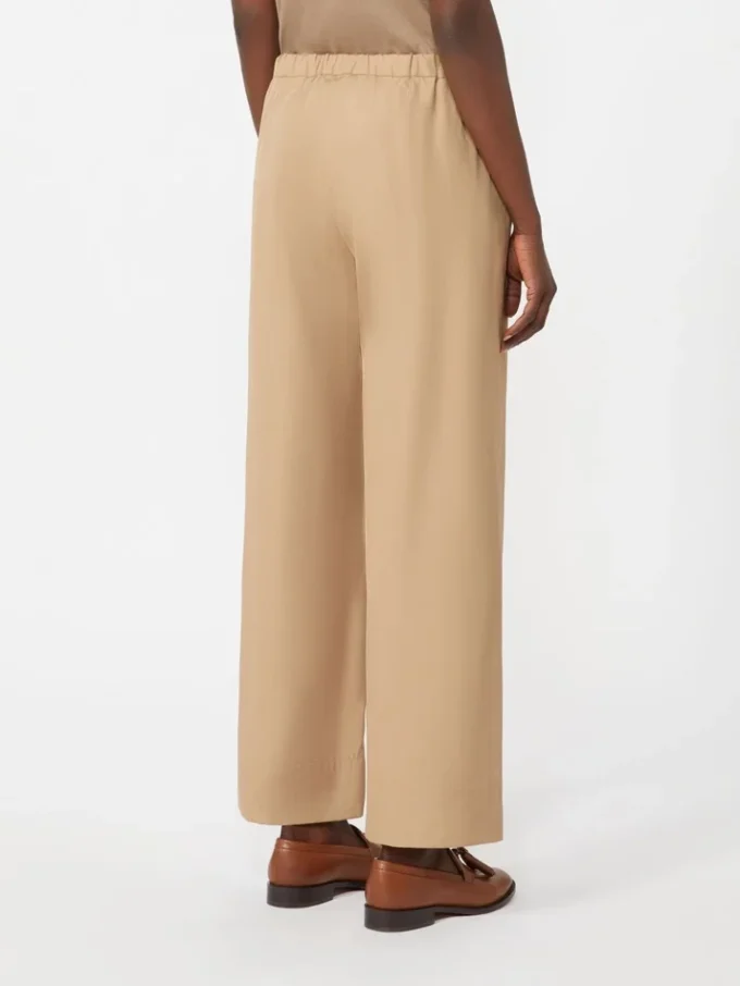 Baumwollhose mit Kordelzug, desert