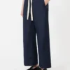 Baumwollhose mit Kordelzug, mitternachtsblau Baumwollhose mit Kordelzug, mitternachtsblau