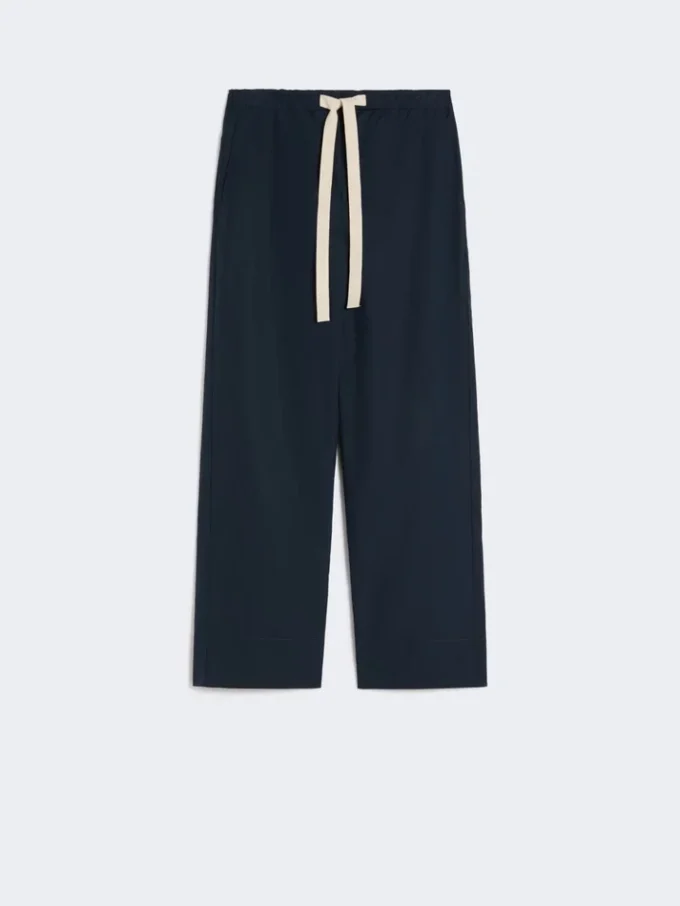 Baumwollhose mit Kordelzug, mitternachtsblau Baumwollhose mit Kordelzug, mitternachtsblau