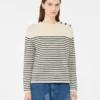 Baumwollpullover in lockerer Passform, marineblau Baumwollpullover in lockerer Passform, marineblau
