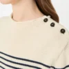 Baumwollpullover in lockerer Passform, marineblau Baumwollpullover in lockerer Passform, marineblau