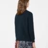 Baumwollpullover, marineblau