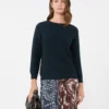 Baumwollpullover, marineblau