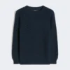 Baumwollpullover, marineblau