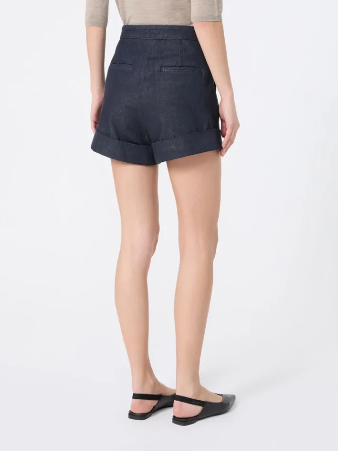 Baumwollshorts im Denim-Look, mitternachtsblau Baumwollshorts im Denim-Look, mitternachtsblau
