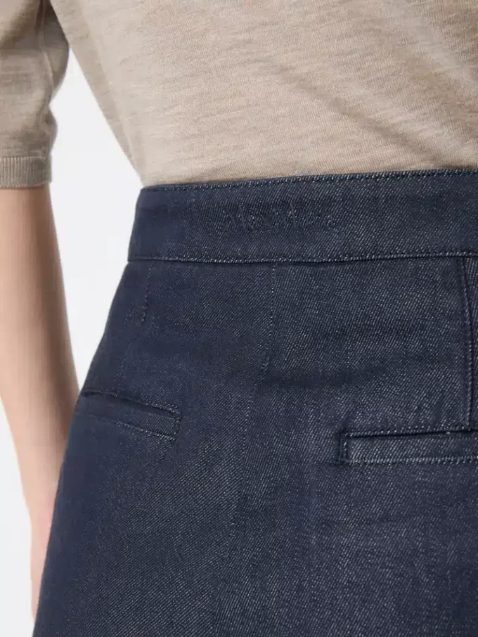 Baumwollshorts im Denim-Look, mitternachtsblau Baumwollshorts im Denim-Look, mitternachtsblau