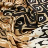 Bedruckter Oversize-Seidenschal, beige Bedruckter Oversize-Seidenschal, beige