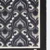 Bedrucktes quadratisches Seidenfoulard, marineblau
