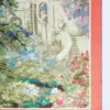 Bedrucktes Seidenfoulard, Antikrosa Bedrucktes Seidenfoulard, Antikrosa