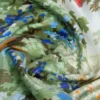 Bedrucktes Seidenfoulard, Antikrosa Bedrucktes Seidenfoulard, Antikrosa