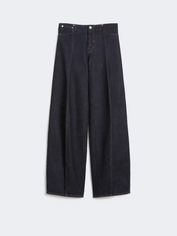 Übergroße Hose mit niedriger Leibhöhe, mitternachtsblau Übergroße Hose mit niedriger Leibhöhe, mitternachtsblau