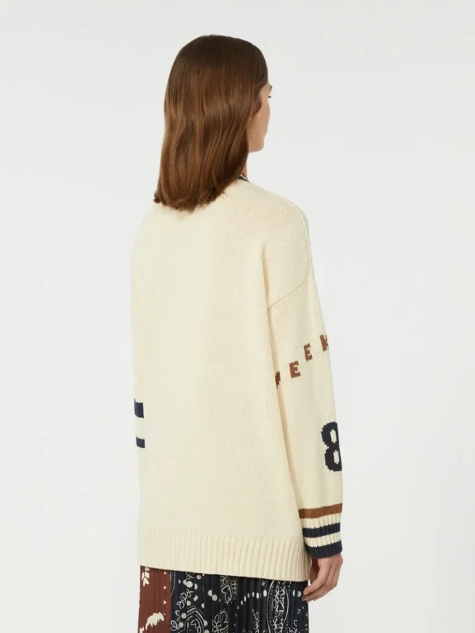Übergroßer Cardigan aus Baumwollmischung, schwarz Übergroßer Cardigan aus Baumwollmischung, schwarz