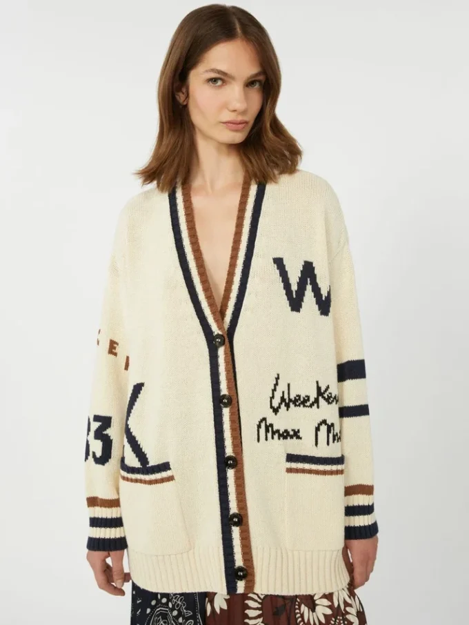Übergroßer Cardigan aus Baumwollmischung, schwarz Übergroßer Cardigan aus Baumwollmischung, schwarz